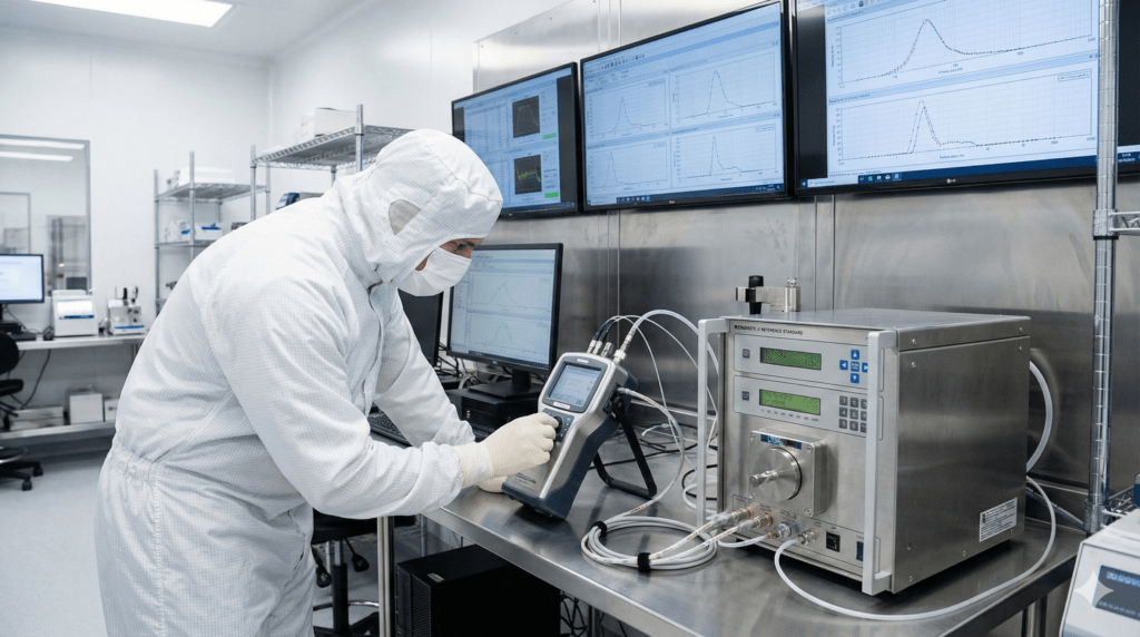 การสอบเทียบ Particle Counter มาตรฐาน ISO 21501-4