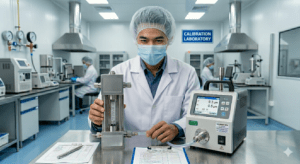 ISO 21501-4 Flow Rate Calibration